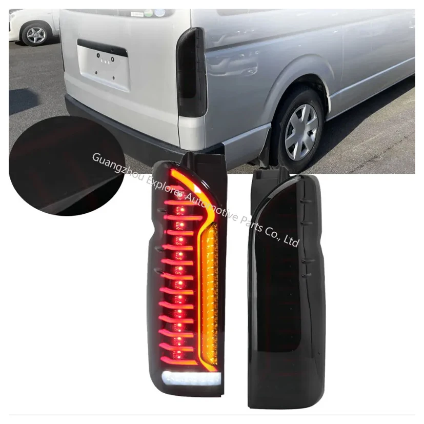 Modified Style for Hiace 2020+ LED Tail Rear Light Lamp Running Light Taillight Assembly with Dynamic Indicator
Modified Style for Hiace 2020+ LED Tail Rear Light Lamp Running Light Taillight Assembly with Dynamic Indicator