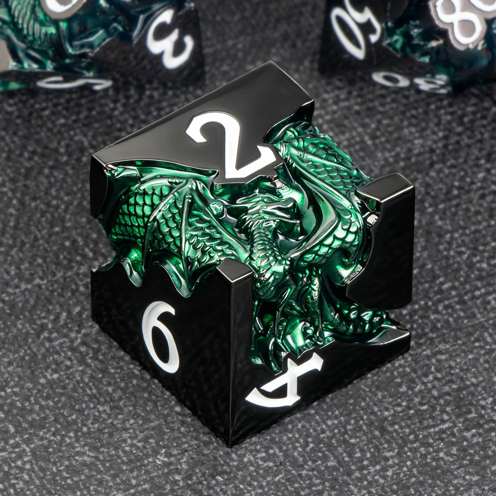 Dragon DND Dice Set for Role Playing Game, Green Metal D&D Dice Set Dungeons and Dragons, 7Pcs RPG Polyhedral D and D Dice Set
Dragon DND Dice Set for Role Playing Game, Green Metal D&D Dice Set Dungeons and Dragons, 7Pcs RPG Polyhedral D and D Dice Set