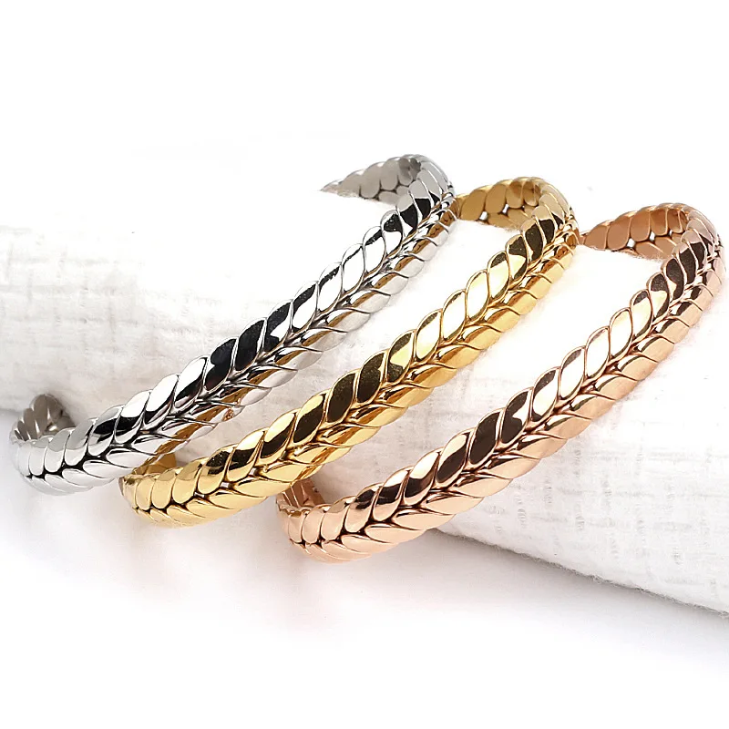 10 Pieces Stainless Steel Ears with Adjustable Size and Personalized Fashion Jewelry Bracelet Wholesale for Women
10 Pieces Stainless Steel Ears with Adjustable Size and Personalized Fashion Jewelry Bracelet Wholesale for Women