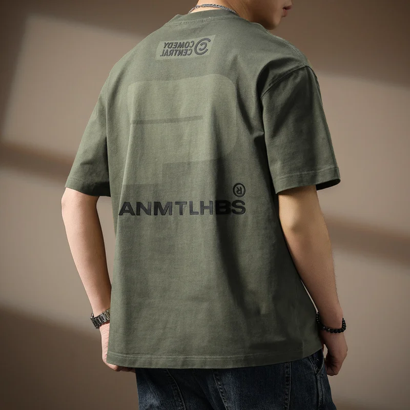 Trendy printed short sleeved T-shirt for men's summer 2025 new loose, elastic, Breathable High-end men's clothing
Trendy printed short sleeved T-shirt for men's summer 2025 new loose, elastic, Breathable High-end men's clothing