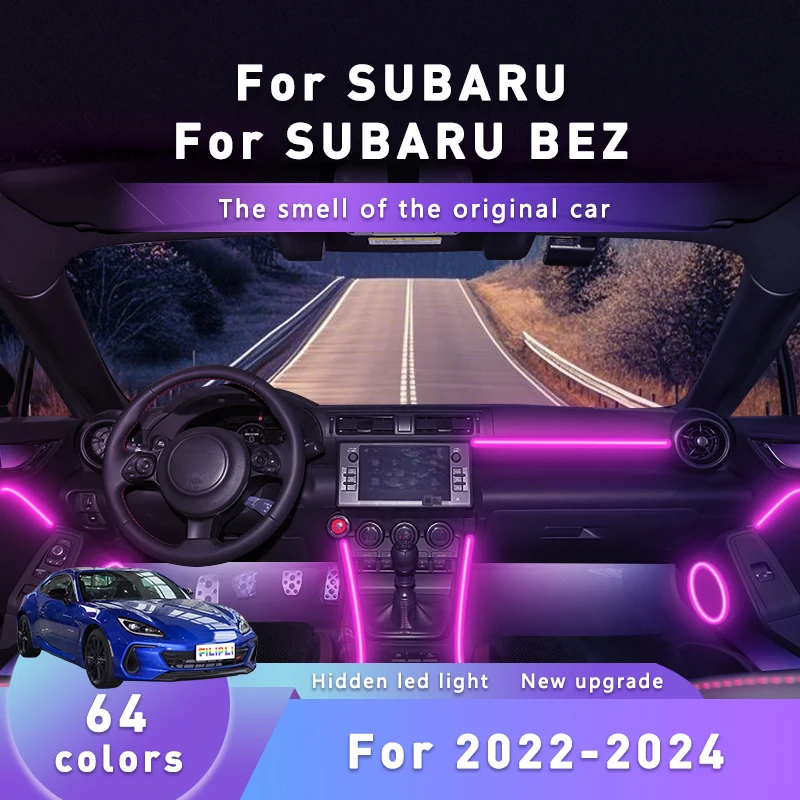 FILIPLI для SUBARU BEZ для 2019, многоцветная RGB автомобильная лента для окружающего освещения, водонепроницаемая, для салона автомобиля, легкая в установке
FILIPLI для SUBARU BEZ для 2019, многоцветная RGB автомобильная лента для окружающего освещения, водонепроницаемая, для салона автомобиля, легкая в установке