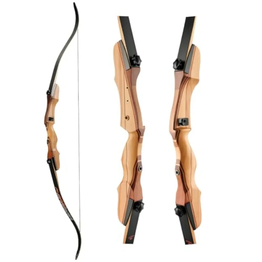 62 Inch Wooden Takedown Recurve Bow for Adult Youth Beginner Archery Training Hunting Practice Competition 20-50lbs Light Weigh
62 Inch Wooden Takedown Recurve Bow for Adult Youth Beginner Archery Training Hunting Practice Competition 20-50lbs Light Weigh