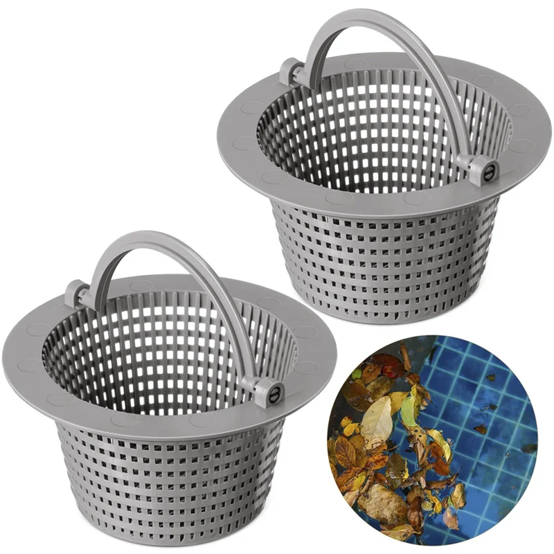 ABZS 2Pcs Pool Skimmer Basket With Handle,Leaves Removal Swimming Pool Filter Replacement Basket For Swimming Pools Cleaning
ABZS 2Pcs Pool Skimmer Basket With Handle,Leaves Removal Swimming Pool Filter Replacement Basket For Swimming Pools Cleaning