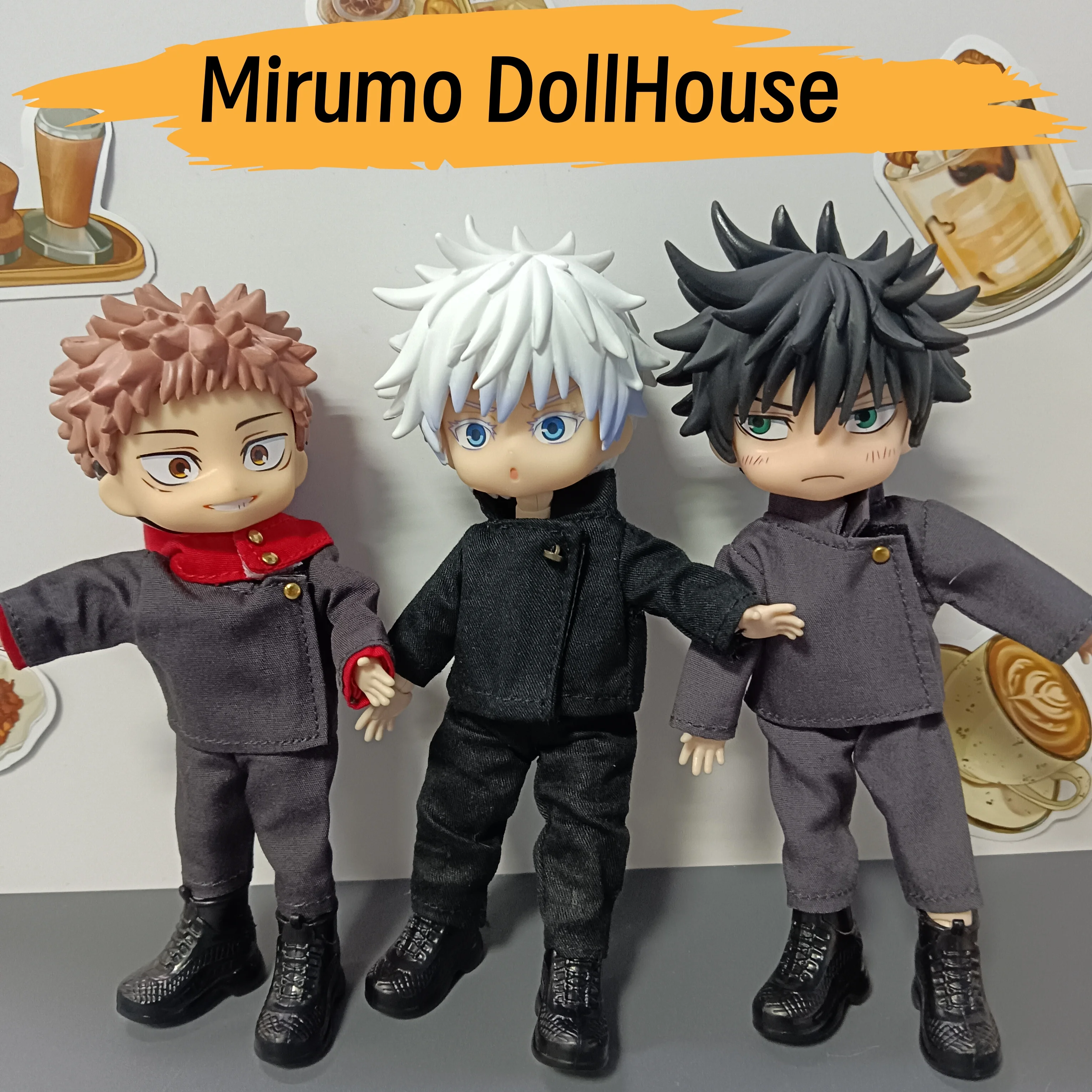 Ob11 1/12 Jujutsu Kaisen Anime Gojo Satoru & Itadori Yuji & Fushiguro Megumi Bjd Model Doll School Uniforms Action Figure 14cm
Ob11 1/12 Jujutsu Kaisen Anime Gojo Satoru & Itadori Yuji & Fushiguro Megumi Bjd Model Doll School Uniforms Action Figure 14cm