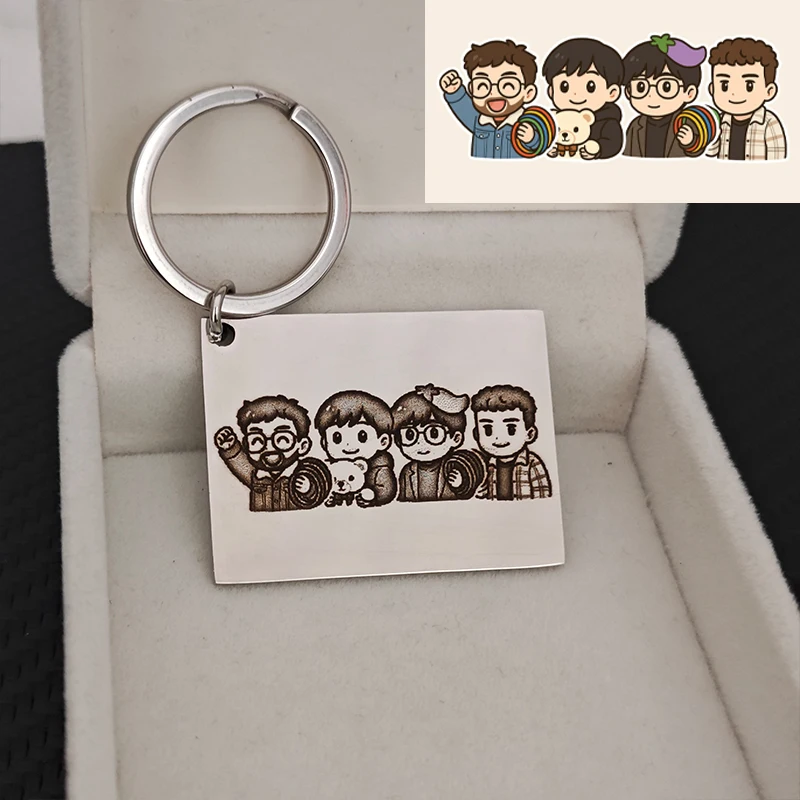 Custom Photo Keychain Pesonalized Stainless Steel Photo Painting Graffiti Design Pendant Keychains Memorial Jewelry Memorys Gift
Custom Photo Keychain Pesonalized Stainless Steel Photo Painting Graffiti Design Pendant Keychains Memorial Jewelry Memorys Gift