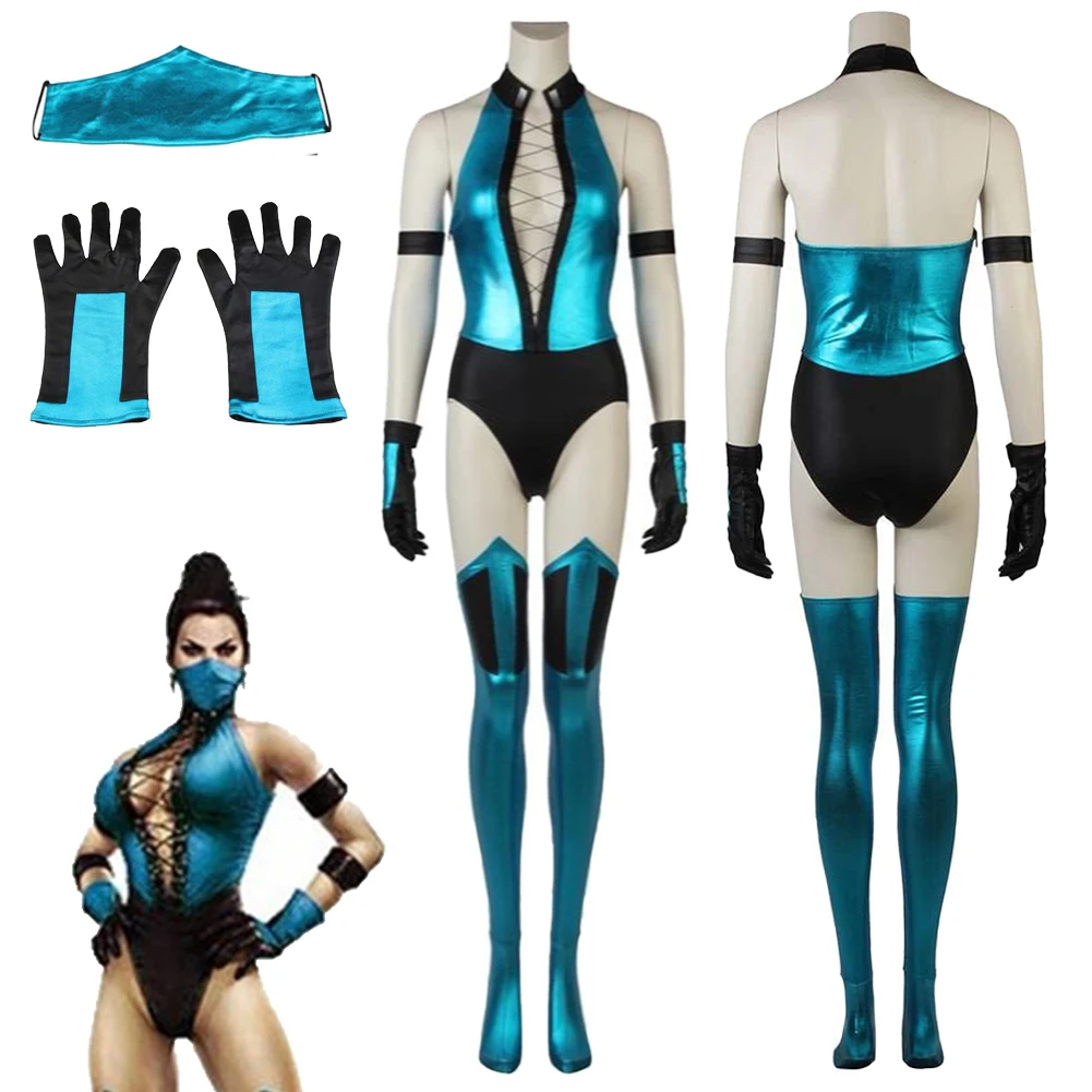 MK2 Kitana Cosplay Fantasy Mask Clothing Game Mortal Kombat Women Costume Disguise Halloween Adult Female Party Outfit
MK2 Kitana Cosplay Fantasy Mask Clothing Game Mortal Kombat Women Costume Disguise Halloween Adult Female Party Outfit