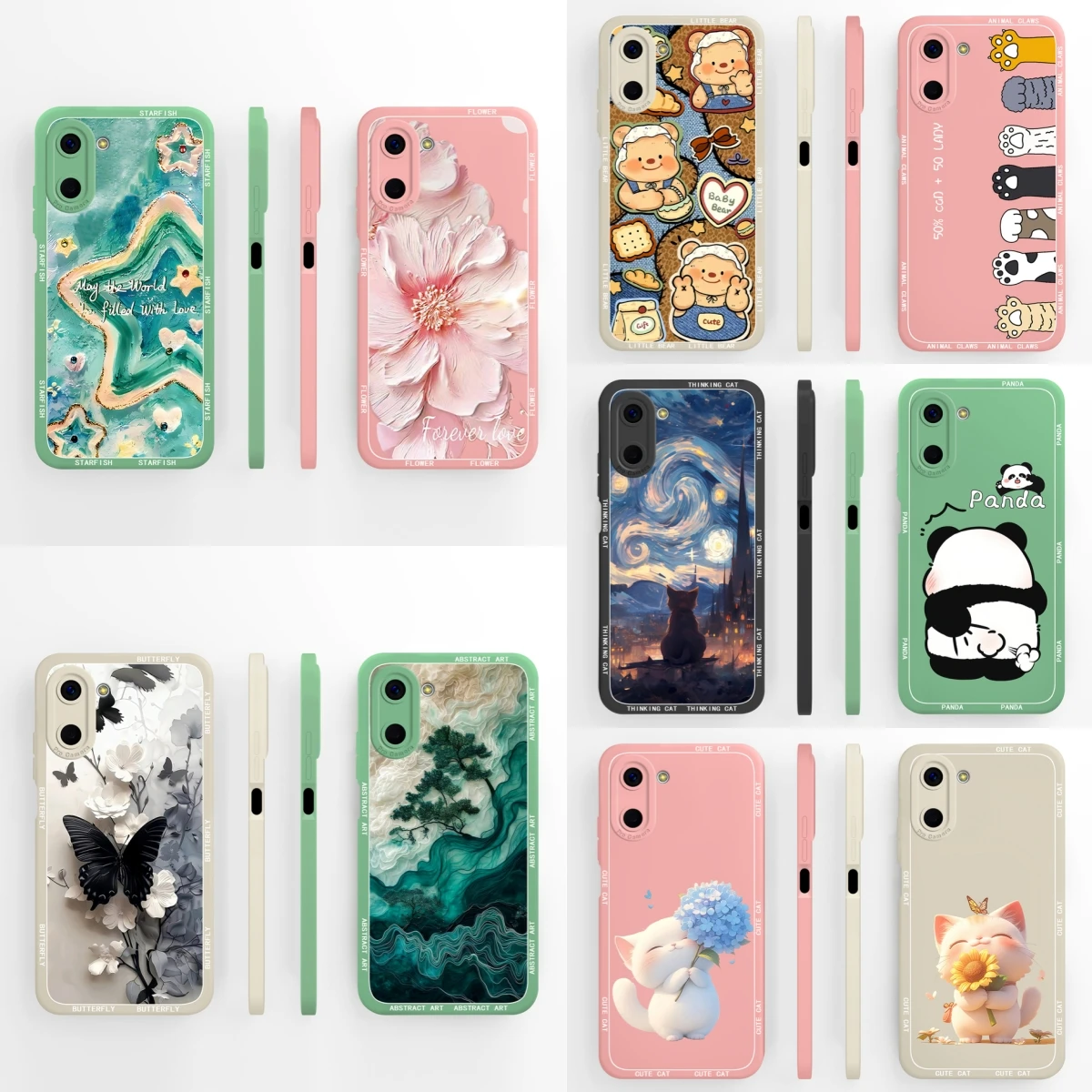 For Realme V20 V30 V30T Phone Case Cute Cartoon Shockproof Shell For Realme V 20 Realme V 30 Soft Smooth Liquid Silicone Cover
For Realme V20 V30 V30T Phone Case Cute Cartoon Shockproof Shell For Realme V 20 Realme V 30 Soft Smooth Liquid Silicone Cover