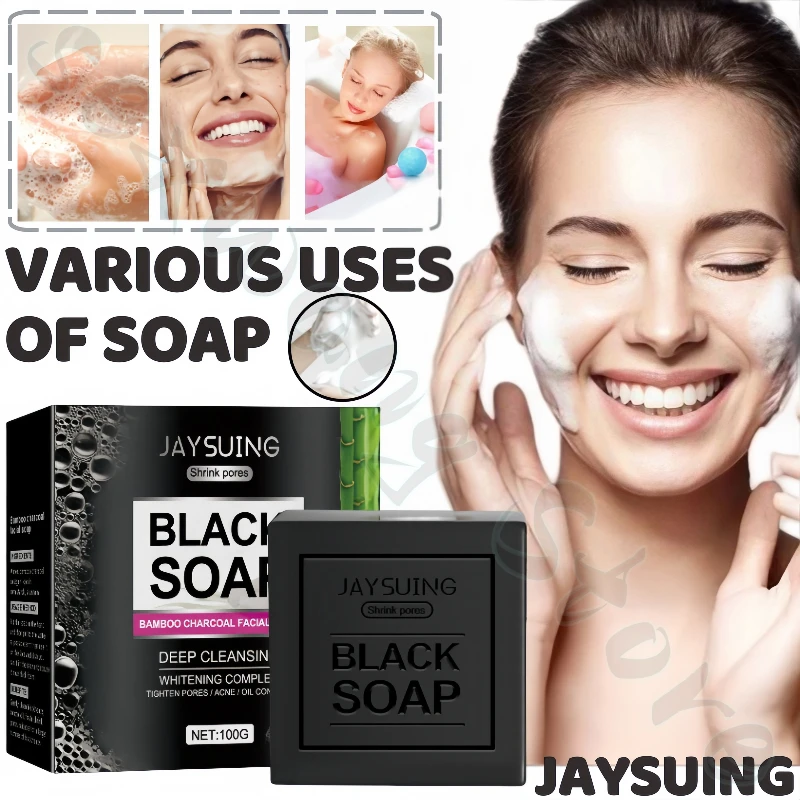Bamboo Charcoal Facial Cleansing Soap Improves Blackhead Acne Pore Cleansing Repair Gentle Non-irritating Facial Cleansing Soap
Bamboo Charcoal Facial Cleansing Soap Improves Blackhead Acne Pore Cleansing Repair Gentle Non-irritating Facial Cleansing Soap