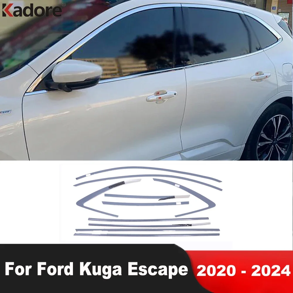 For Ford Kuga Escape 2020 2021 2022 2023 2024 Steel Upper+Bottom Window Frame Sill Trim Molding Garnish Strip Car Accessories
For Ford Kuga Escape 2020 2021 2022 2023 2024 Steel Upper+Bottom Window Frame Sill Trim Molding Garnish Strip Car Accessories