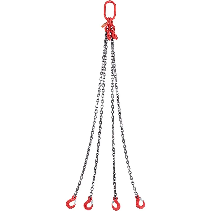 Chain Sling 11000 lbs Weight Capacity 5 16'' x 5' G80 Lifting Chain with Grab Hooks DOT Certified Blackening Coating Manganese
Chain Sling 11000 lbs Weight Capacity 5 16'' x 5' G80 Lifting Chain with Grab Hooks DOT Certified Blackening Coating Manganese