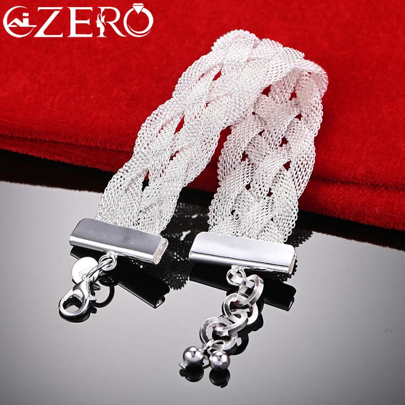 ALIZERO 925 Стерлинговое Серебро, Плетеный сетчатый Браслет-цепочка для женщин, Очаровательная свадебная мода, искусственное ювелирное изделие, подарок, бесплатная доставка
ALIZERO 925 Стерлинговое Серебро, Плетеный сетчатый Браслет-цепочка для женщин, Очаровательная свадебная мода, искусственное ювелирное изделие, подарок, бесплатная доставка