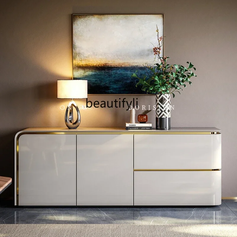 Q Light luxury dining side tea storage cabinet Living room decorative side cabinet Multifunctional household storage cabinet
Q Light luxury dining side tea storage cabinet Living room decorative side cabinet Multifunctional household storage cabinet