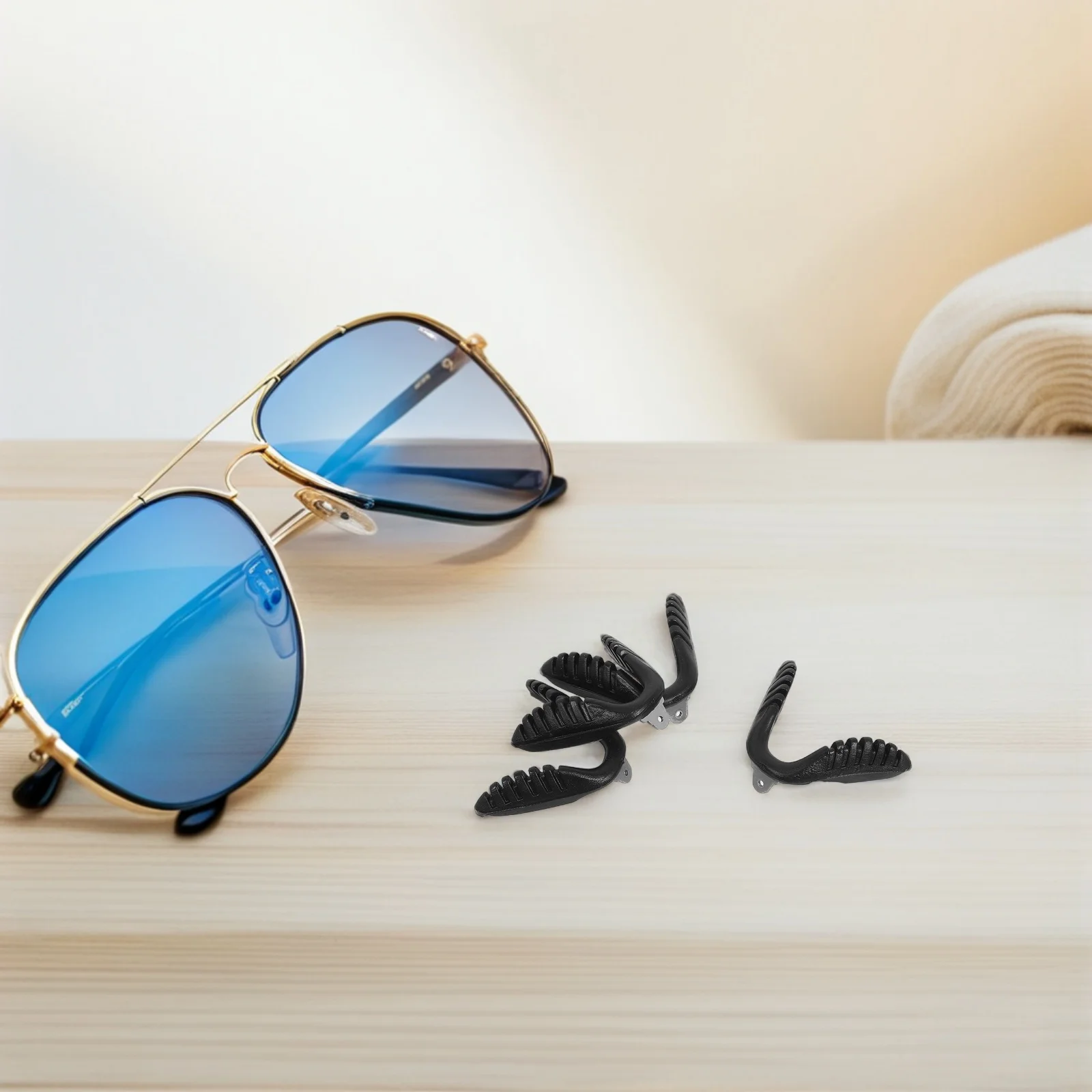 4Pcs Cycling Eyeglass Nose Pads Integrated Saddle Bridge Windproof Anti Slip Replacement Nose Support for Sports Glasses
4Pcs Cycling Eyeglass Nose Pads Integrated Saddle Bridge Windproof Anti Slip Replacement Nose Support for Sports Glasses