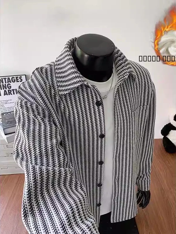 Men's Fibone Pattern Collar Jaet Single Button Fce Lined Heavyweight Casual Autumn Winter American Sle Outerwear
Men's Fibone Pattern Collar Jaet Single Button Fce Lined Heavyweight Casual Autumn Winter American Sle Outerwear