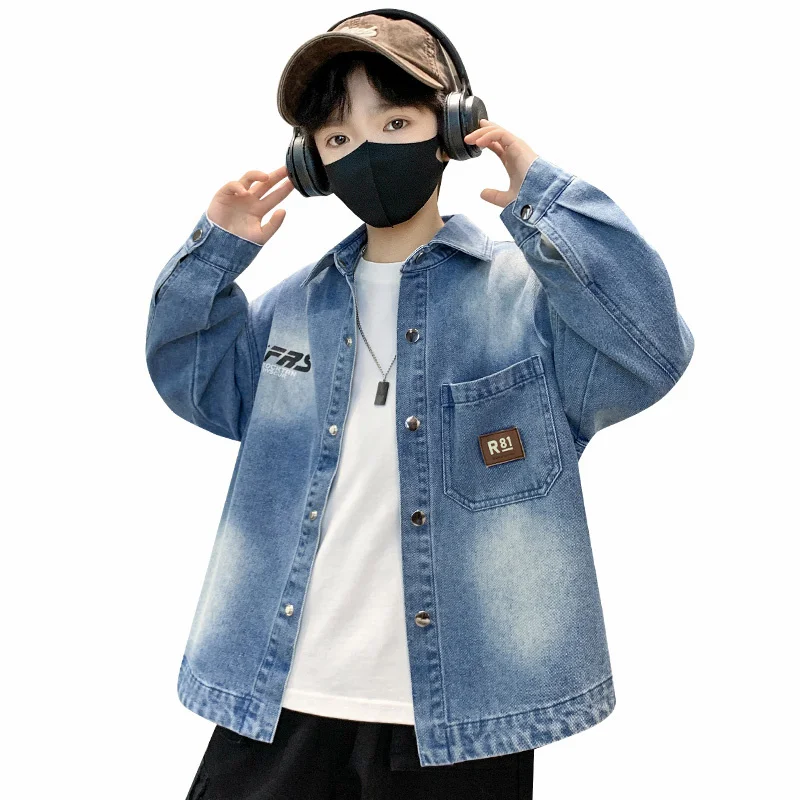Kids Fashion Vintage Blue Denim Shirt For Boys Long-Sleeved Baby Child Blouse With Pocket Teens Spring Autumn Clothes Denimshirt
Kids Fashion Vintage Blue Denim Shirt For Boys Long-Sleeved Baby Child Blouse With Pocket Teens Spring Autumn Clothes Denimshirt