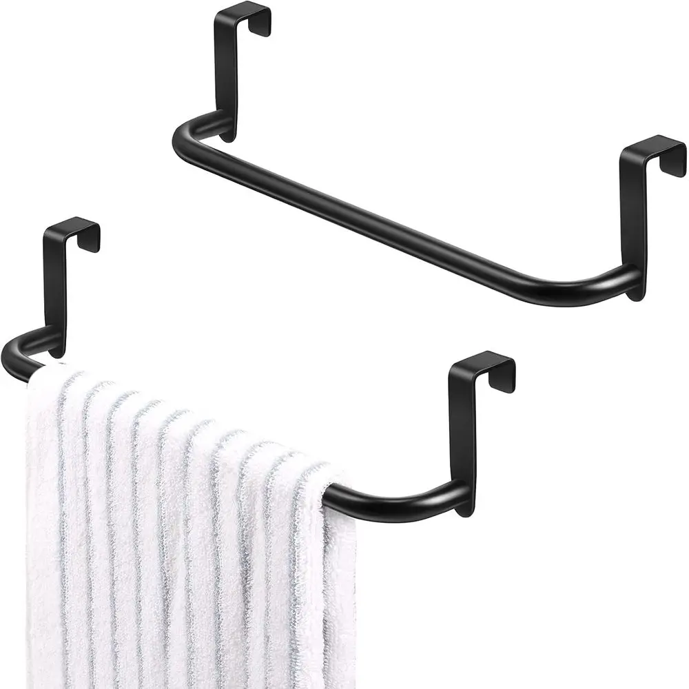 Kitchen Cabinet Towel Bar, Black - Wall Mount Rack for Kitchen or Bathroom
Kitchen Cabinet Towel Bar, Black - Wall Mount Rack for Kitchen or Bathroom