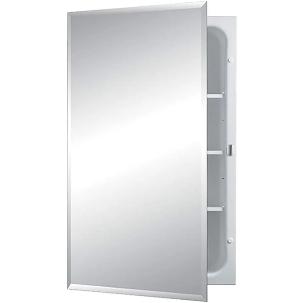 Jensen Horizon Frameless Single-Door Recessed Medicine Cabinet
Jensen Horizon Frameless Single-Door Recessed Medicine Cabinet