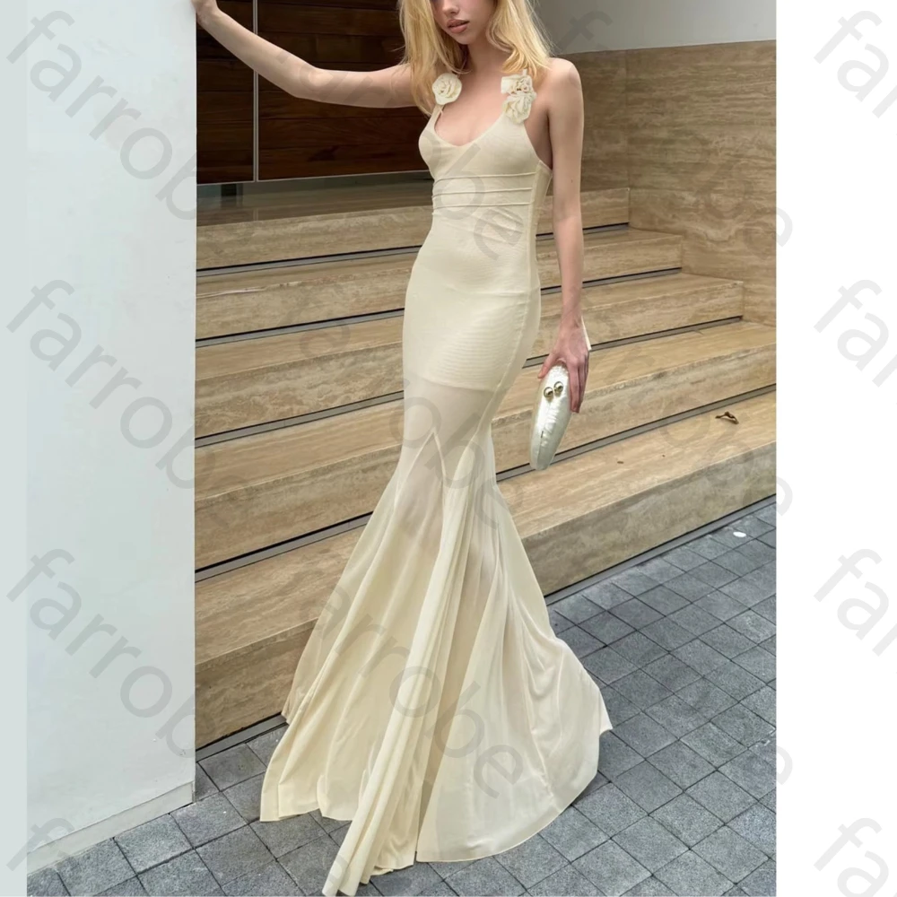 Elegant Spaghetti Strap Flower Evening Dresses Elegant Celebrity Dress Exquisite High Quality Prom Party Gowns Women Customize
Elegant Spaghetti Strap Flower Evening Dresses Elegant Celebrity Dress Exquisite High Quality Prom Party Gowns Women Customize