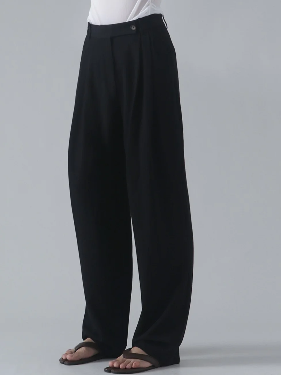 High Waist Slimming Wide Leg Straight Casual Black Universal Pants Drapey Loose Floor-Length Cotton Polyester Blend Trousers
High Waist Slimming Wide Leg Straight Casual Black Universal Pants Drapey Loose Floor-Length Cotton Polyester Blend Trousers