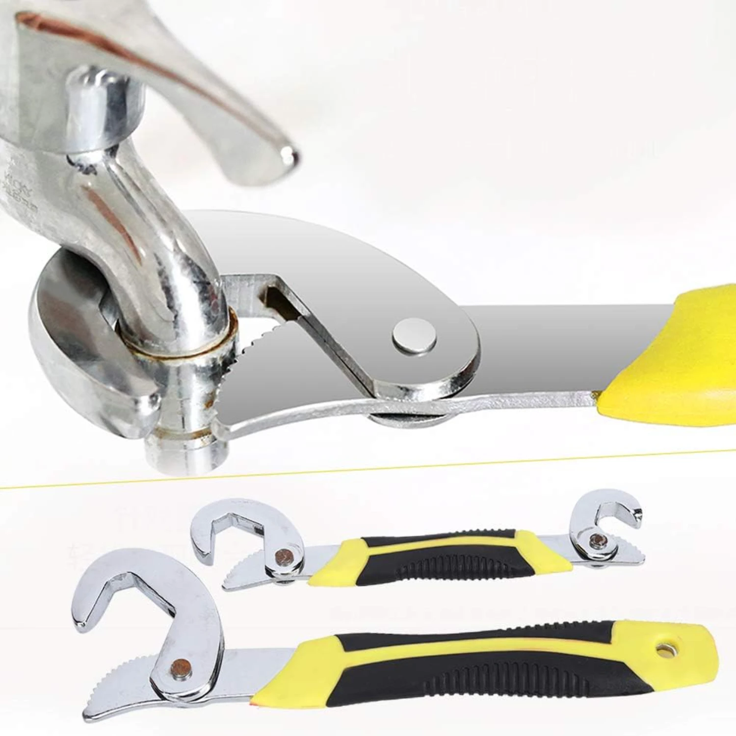 Powerful Self-Tightening Wrench for Industrial Plumbing and Carpentry - Reliable, Durable, and Versatile Tool for Workplace Task
Powerful Self-Tightening Wrench for Industrial Plumbing and Carpentry - Reliable, Durable, and Versatile Tool for Workplace Task
