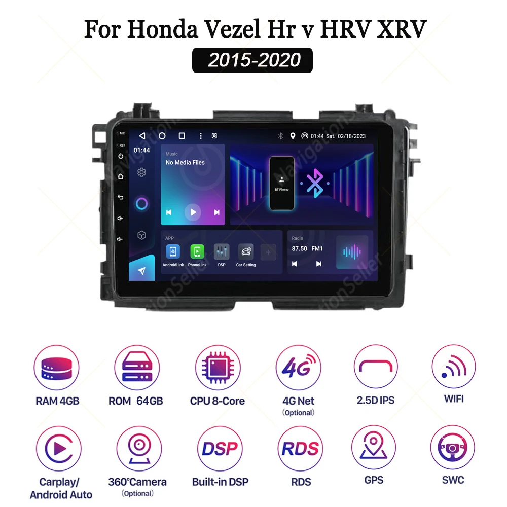 Android Stereo Carplay For Honda Vezel HR V HRV XRV 2015 - 2020 Carplay Screen Car Radio Multimedia Video Player Navigation GPS
Android Stereo Carplay For Honda Vezel HR V HRV XRV 2015 - 2020 Carplay Screen Car Radio Multimedia Video Player Navigation GPS