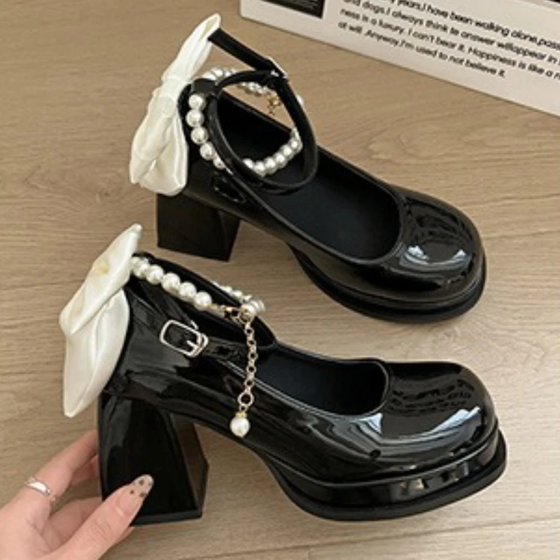 Женская обувь на высоком каблуке с бантом, дизайнерские новые сандалии для летних вечеринок 2024, пикантные модные туфли на массивном каблуке Marie Janes, женские туфли-лодочки Zapatillas
Женская обувь на высоком каблуке с бантом, дизайнерские новые сандалии для летних вечеринок 2024, пикантные модные туфли на массивном каблуке Marie Janes, женские туфли-лодочки Zapatillas