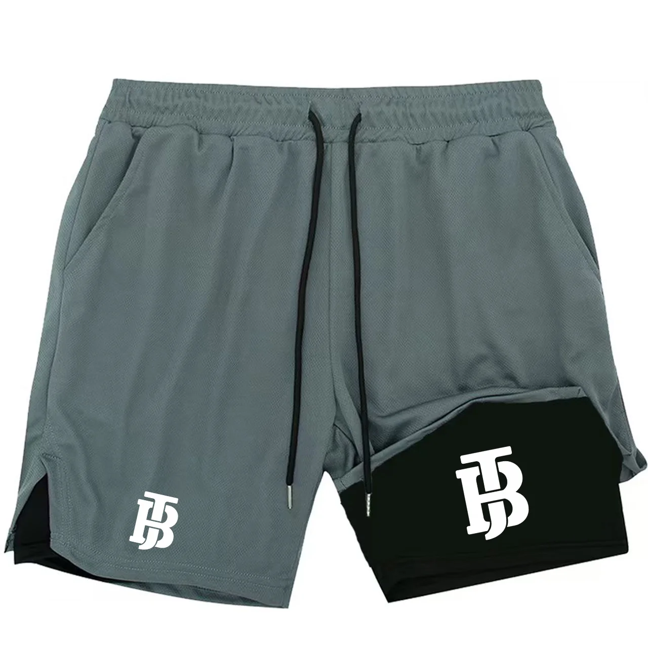 Men's double-layer sports shorts, sports shorts suitable for both running and training.
Men's double-layer sports shorts, sports shorts suitable for both running and training.