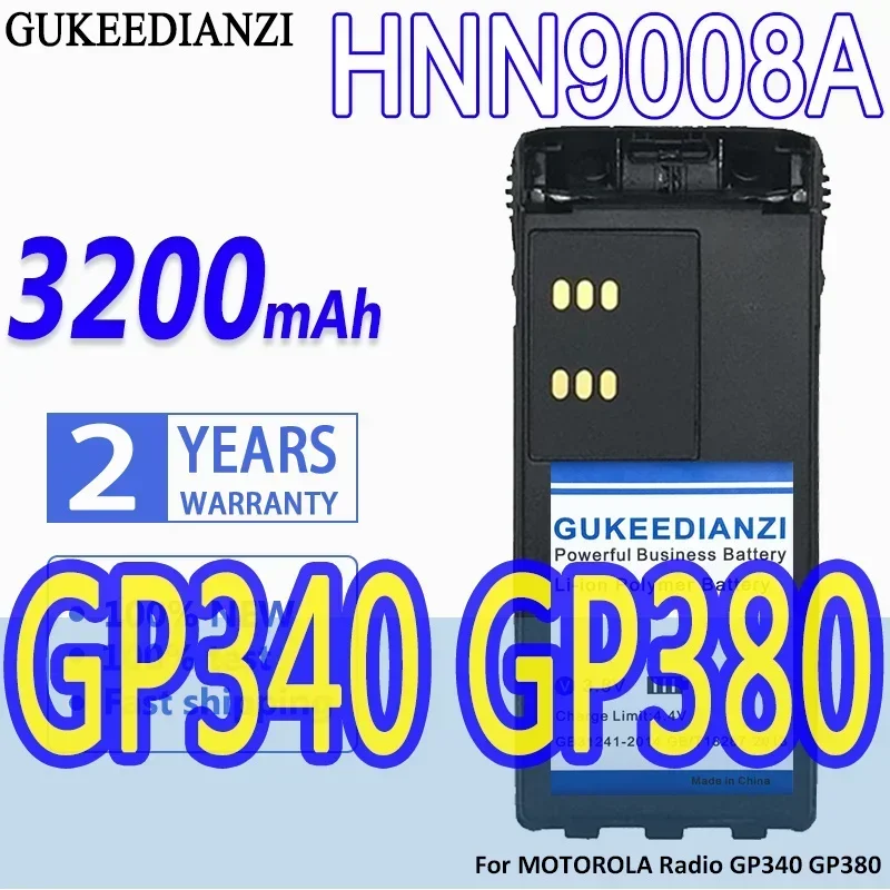 GUKEEDIANZI аккумулятор HNN9008A 3200 мАч для радио MOTOROLA GP340 GP380 GP640 GP680 GP320 HT1250 HT750 GP328 GP338 PRO5150 MTX850
GUKEEDIANZI аккумулятор HNN9008A 3200 мАч для радио MOTOROLA GP340 GP380 GP640 GP680 GP320 HT1250 HT750 GP328 GP338 PRO5150 MTX850