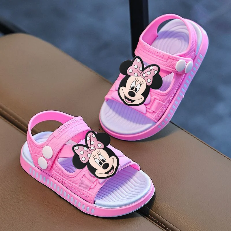 Пляжная обувь с героями мультфильмов для девочек и мальчиков, детские сандалии с Микки Маусом, новые летние детские сандалии Disney с Минни Маус для мальчиков, нескользящая обувь для малышей на мягкой подошве
Пляжная обувь с героями мультфильмов для девочек и мальчиков, детские сандалии с Микки Маусом, новые летние детские сандалии Disney с Минни Маус для мальчиков, нескользящая обувь для малышей на мягкой подошве