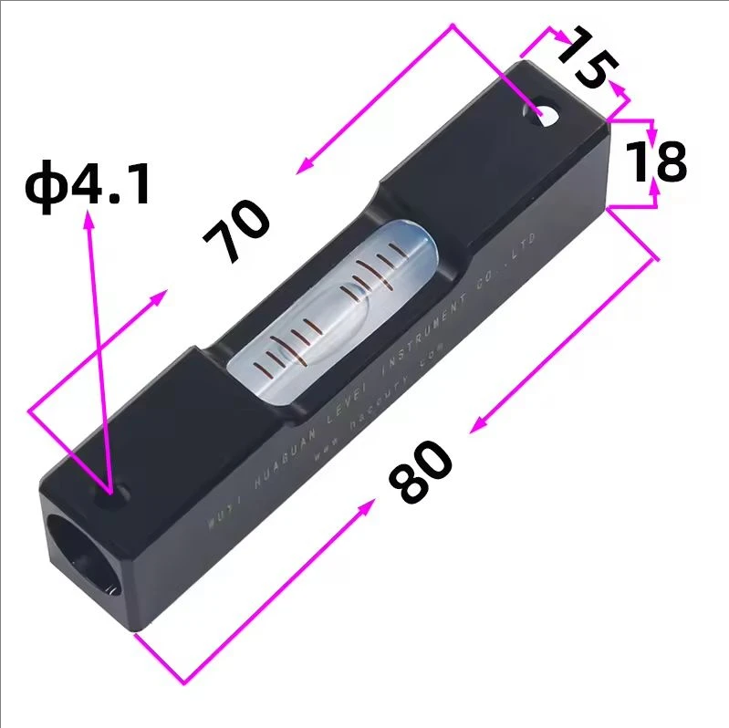 Миниатюрный строительный уровень из алюминиевого сплава, черный, с пузырьковым уровнем, длина 80 мм, 1 шт.
Миниатюрный строительный уровень из алюминиевого сплава, черный, с пузырьковым уровнем, длина 80 мм, 1 шт.