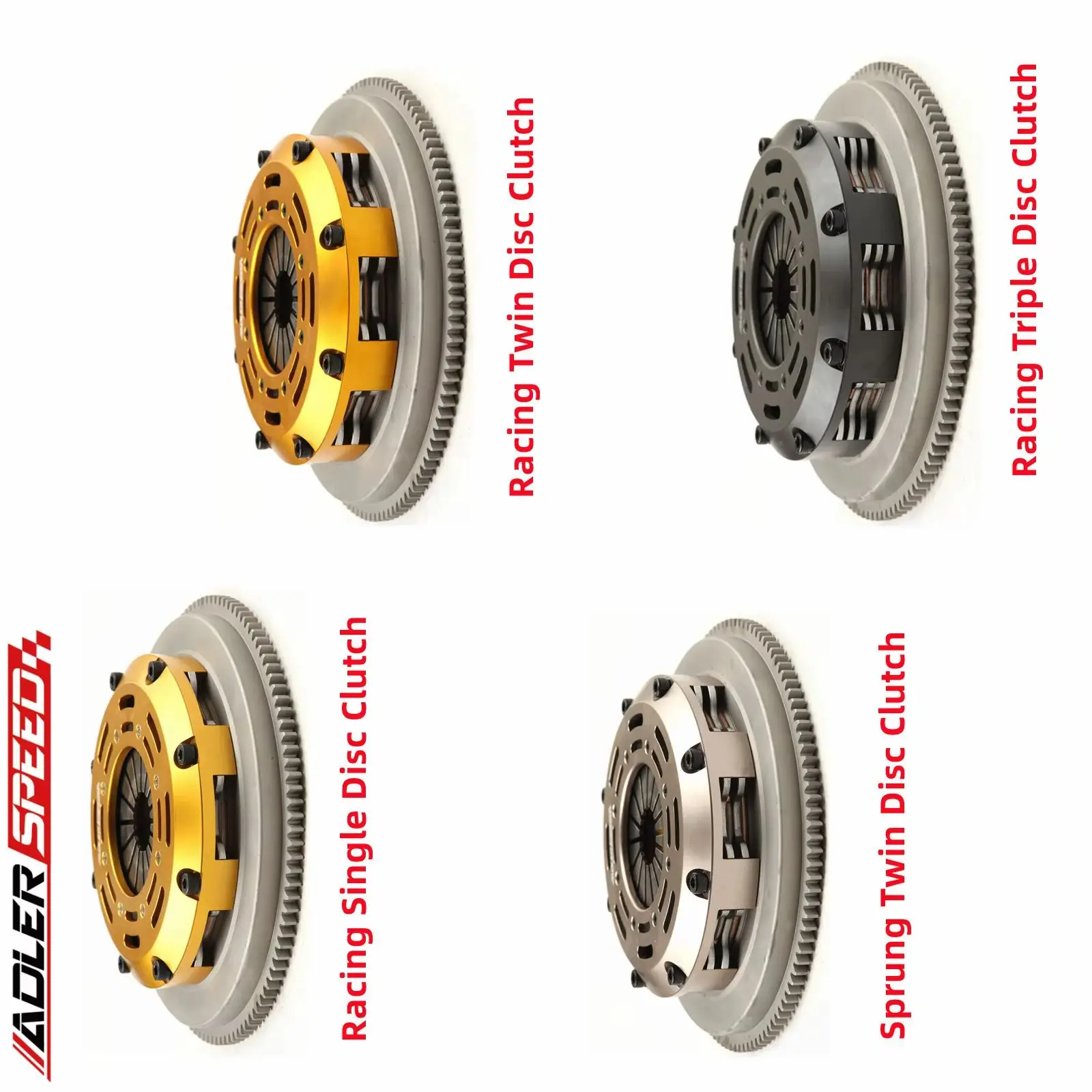 ADLERSPEED Racing /Street Clutch Single/Twin/Triple Disc Kit FOR ACURA RSX TSX HONDA CIVIC SI K20 K24 K-SERIES
ADLERSPEED Racing /Street Clutch Single/Twin/Triple Disc Kit FOR ACURA RSX TSX HONDA CIVIC SI K20 K24 K-SERIES