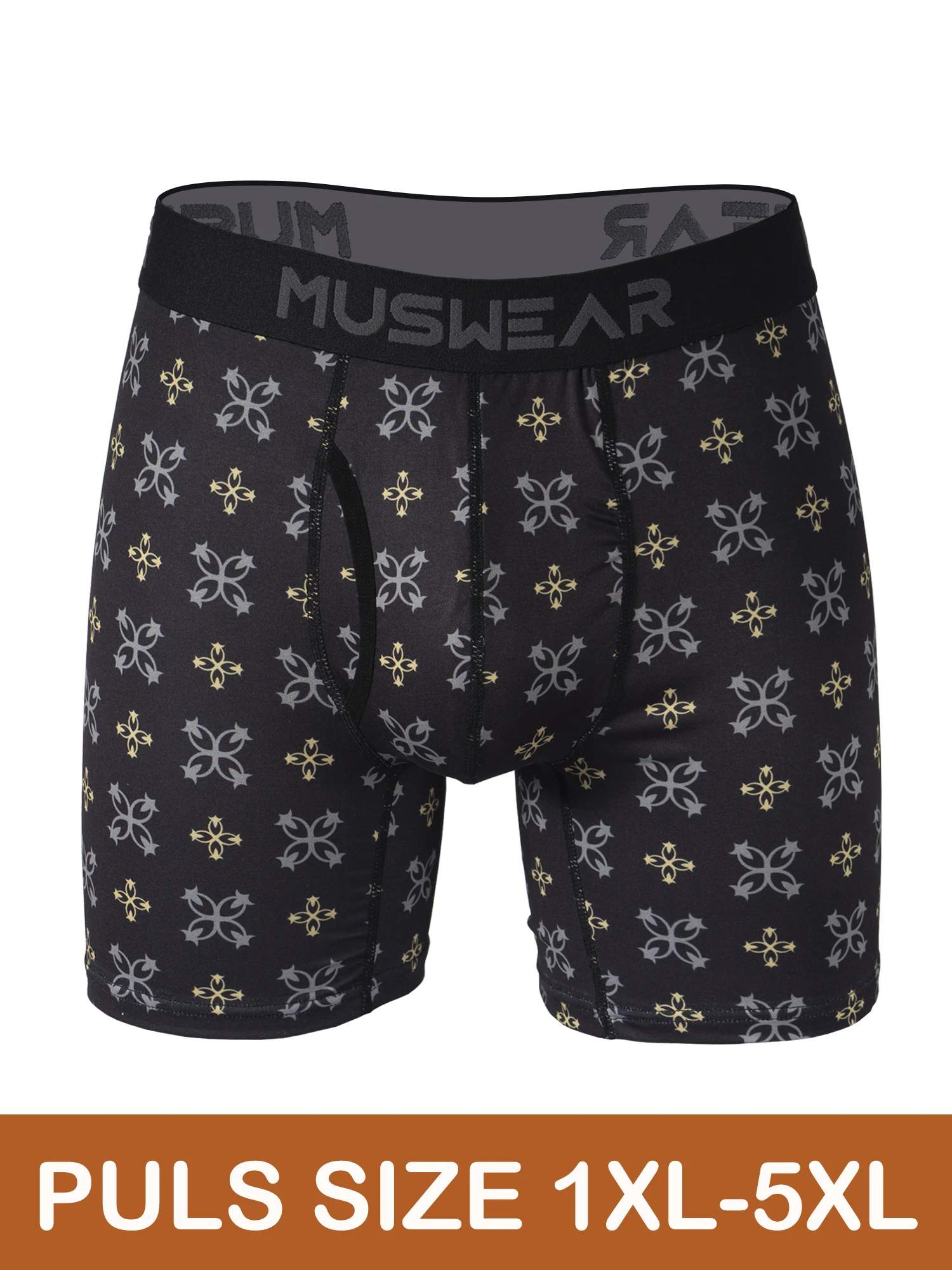 MUSWEAR-1pc plus Size Men's Boxer Briefs Side Opening Double-Sided Brushed High Elasticity Quick-Drying All-Over Print Underwear
MUSWEAR-1pc plus Size Men's Boxer Briefs Side Opening Double-Sided Brushed High Elasticity Quick-Drying All-Over Print Underwear