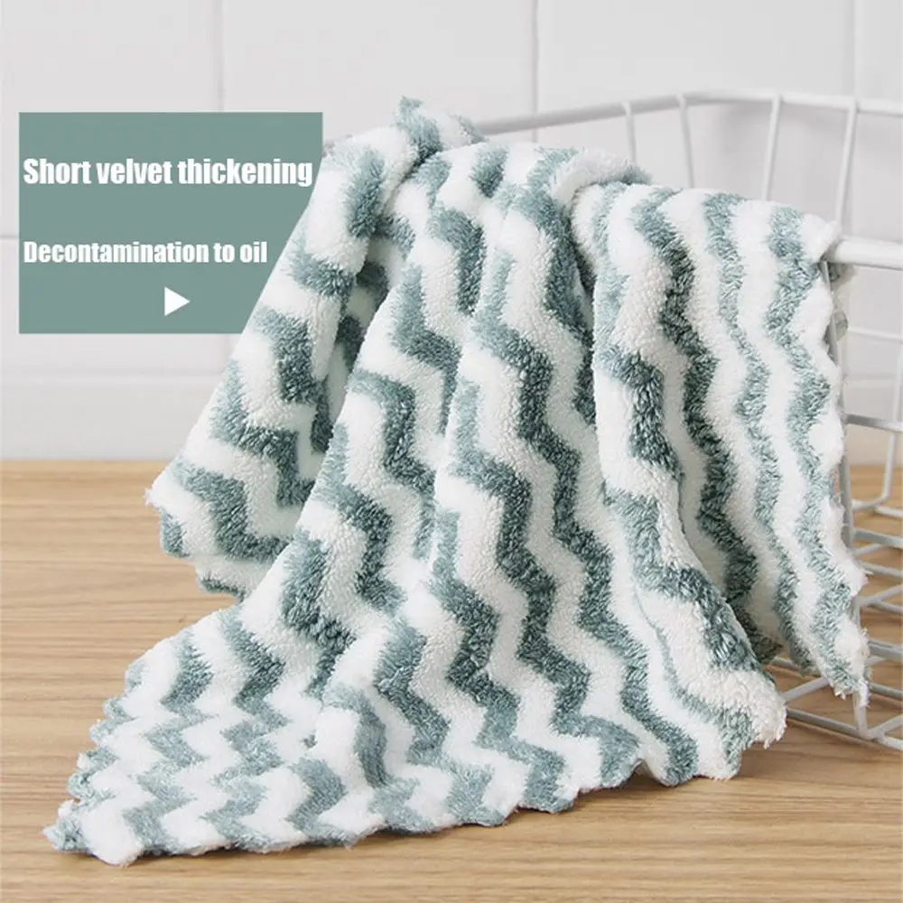 Household Cute Tableware Coral Velvet Kitchen Tool Striped Flower Dish Towel Wiping Rag Cleaning Cloth Wash Cloth
Household Cute Tableware Coral Velvet Kitchen Tool Striped Flower Dish Towel Wiping Rag Cleaning Cloth Wash Cloth