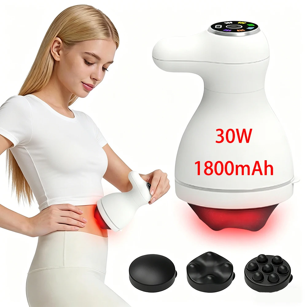 New Electric Body Massager Cupping Massage with LCD Display 3 Massage Heads, Heating Anti-Cellulite Beauty Device Cupping Device
New Electric Body Massager Cupping Massage with LCD Display 3 Massage Heads, Heating Anti-Cellulite Beauty Device Cupping Device