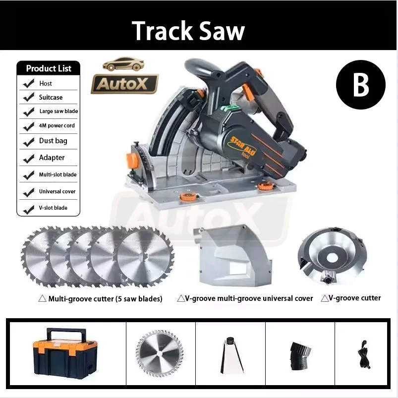 2000W horizontal cutting track saw brushless circular saw with guide rail 220V/380V for woodworking
2000W horizontal cutting track saw brushless circular saw with guide rail 220V/380V for woodworking