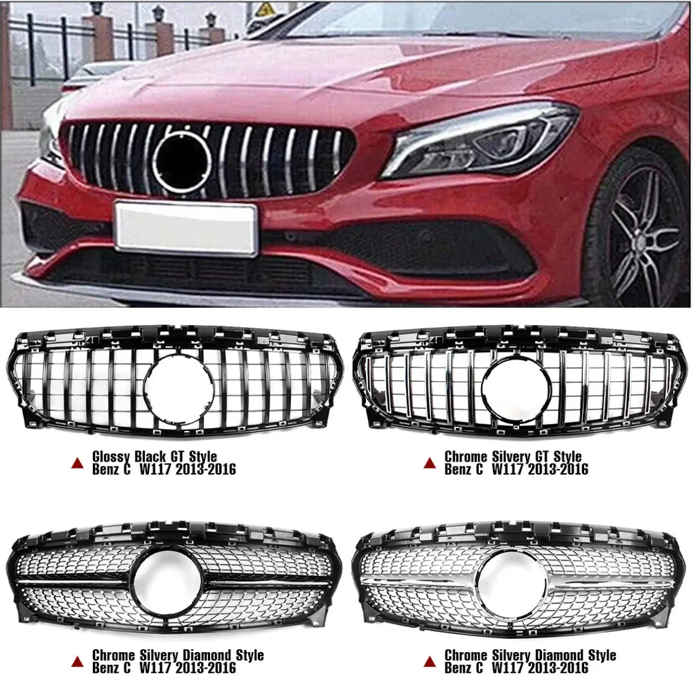 Решетка переднего бампера Sport Racing Grill GT Style Diamond Facelift ABS для Mercedes Benz CLA Class W117 2013-2016 Автоаксессуары
Решетка переднего бампера Sport Racing Grill GT Style Diamond Facelift ABS для Mercedes Benz CLA Class W117 2013-2016 Автоаксессуары