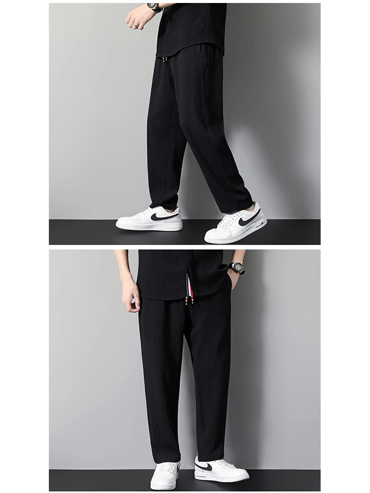 Cotton Linen Feel Men's Sport Casual Set Seven Sve irt Haome Ice Sensation Thin Breathable No Match Men's Wear
Cotton Linen Feel Men's Sport Casual Set Seven Sve irt Haome Ice Sensation Thin Breathable No Match Men's Wear