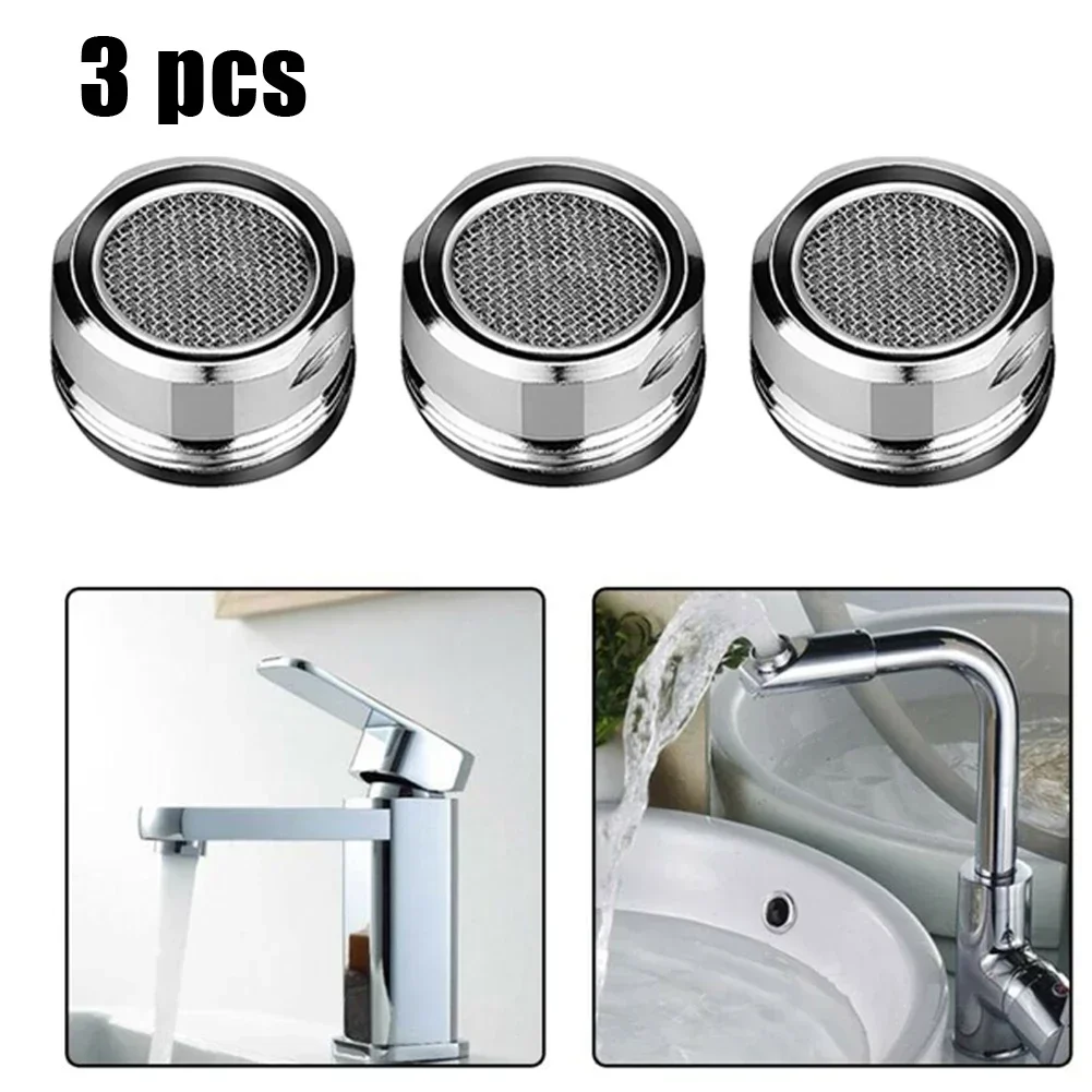 3pcs Brass Water Saving Faucet Tap Aerator Replaceable Filter Mixed Nozzle 24mm Thread Bathroom Faucet Bubbler Bathroom Parts
3pcs Brass Water Saving Faucet Tap Aerator Replaceable Filter Mixed Nozzle 24mm Thread Bathroom Faucet Bubbler Bathroom Parts
