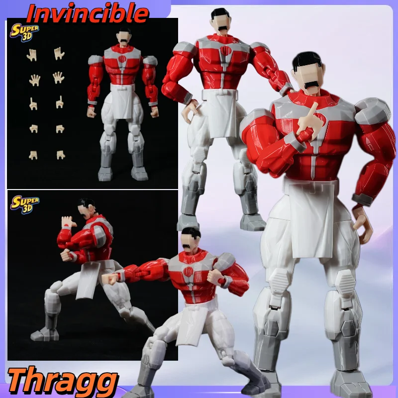 Invincible Thragg Figurine Model 3D Printed Multi Joint Movable Doll Model Anime Peripheral Character Desktop Ornament Toy
Invincible Thragg Figurine Model 3D Printed Multi Joint Movable Doll Model Anime Peripheral Character Desktop Ornament Toy