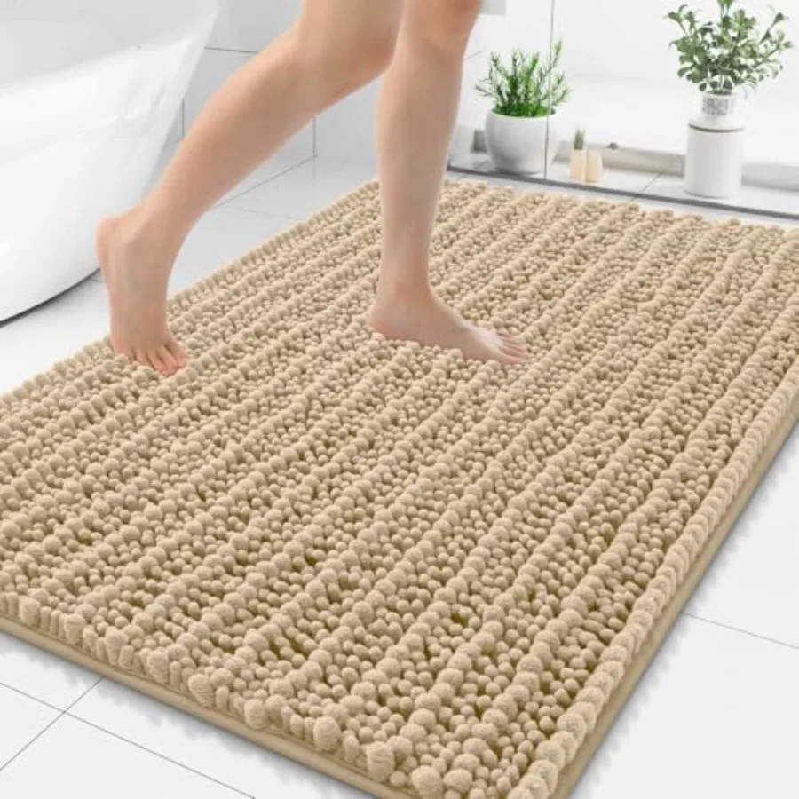 Bathroom Rugs Mat 48x32 Extra Soft Absorbent Chenille Bath Rugs Non Slip Rubber Backing Machine Washable Quick Dry Bath Mats fo
Bathroom Rugs Mat 48x32 Extra Soft Absorbent Chenille Bath Rugs Non Slip Rubber Backing Machine Washable Quick Dry Bath Mats fo
