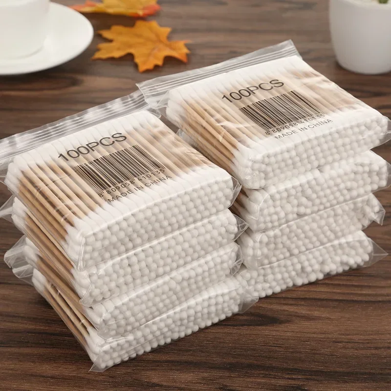 Baby Cotton Swabs Natural Cotton Buds makeup first aid cleaning Nose Ear Sticks Biodegradable Chlorine-Free 100Pcs
Baby Cotton Swabs Natural Cotton Buds makeup first aid cleaning Nose Ear Sticks Biodegradable Chlorine-Free 100Pcs