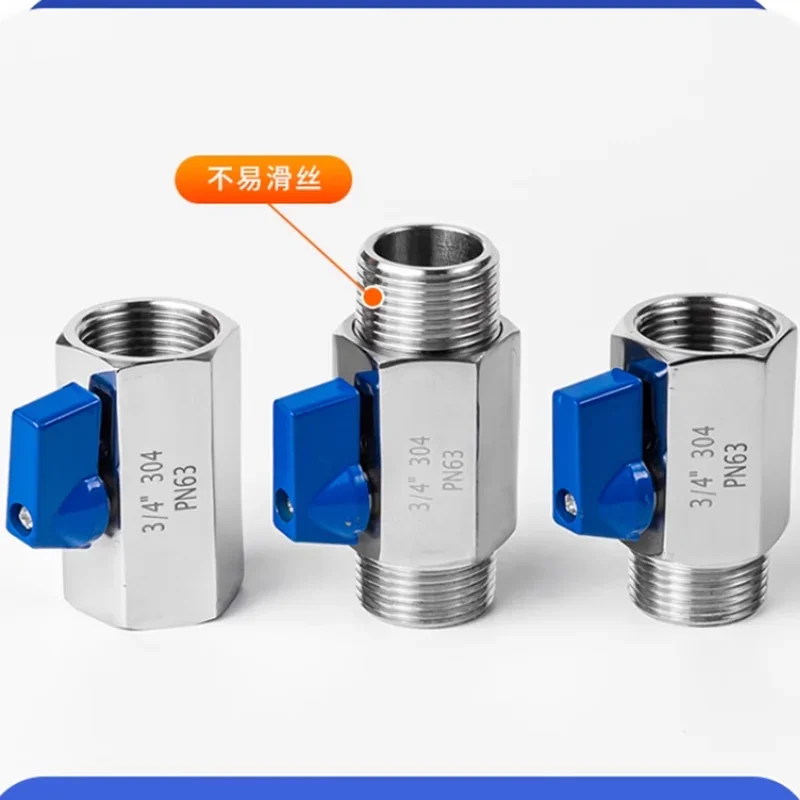 304 stainless steel Ball Valve Air Compressor Water Gas Oil Shut Off Valve 3/4" 1/4" 3/8" 1/2" BSP Threaded Mini Male To Female
304 stainless steel Ball Valve Air Compressor Water Gas Oil Shut Off Valve 3/4" 1/4" 3/8" 1/2" BSP Threaded Mini Male To Female