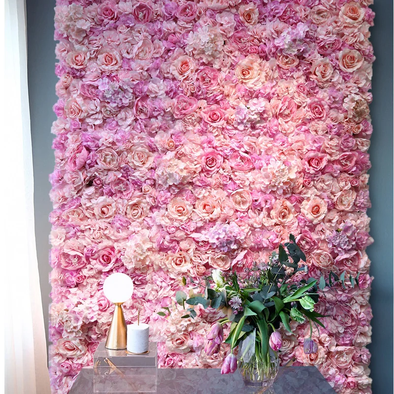 40cmX60cm Pink Silk Rose Artificial Flower Wall Panel For Baby Shower Wedding Engagement Party Graduation Anniversary Decoration
40cmX60cm Pink Silk Rose Artificial Flower Wall Panel For Baby Shower Wedding Engagement Party Graduation Anniversary Decoration