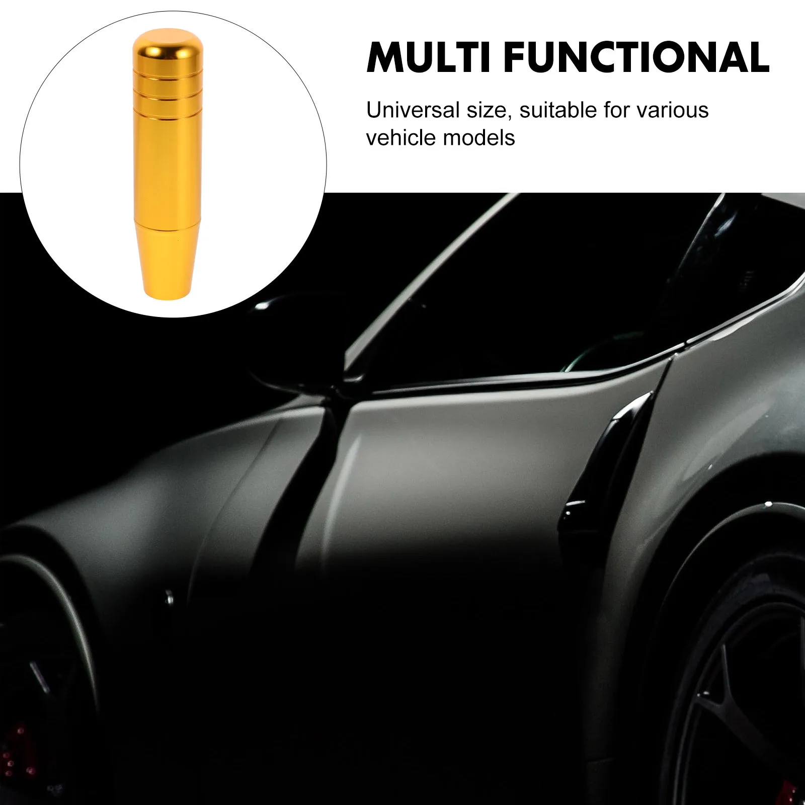 Universal Shift Knob Aluminum Weighted Shifter Quick Installation Fits Automatic Manual Cars
Universal Shift Knob Aluminum Weighted Shifter Quick Installation Fits Automatic Manual Cars