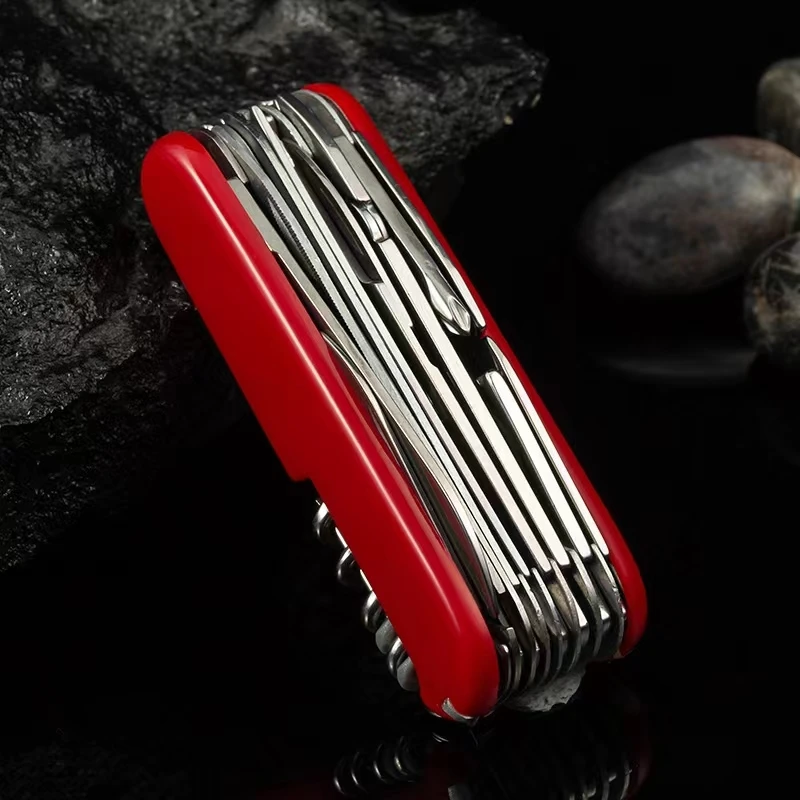 Multifunctional knife Outdoor camping folding combination tool knife wilderness survival self-defense carry-on vehicle fruit kni
Multifunctional knife Outdoor camping folding combination tool knife wilderness survival self-defense carry-on vehicle fruit kni