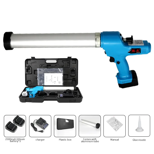 Toua Electric 72 Glue Gun Two 2500mAh Batteries One Charger Glass Adhesive Door and Window Gluing Tool
Toua Electric 72 Glue Gun Two 2500mAh Batteries One Charger Glass Adhesive Door and Window Gluing Tool