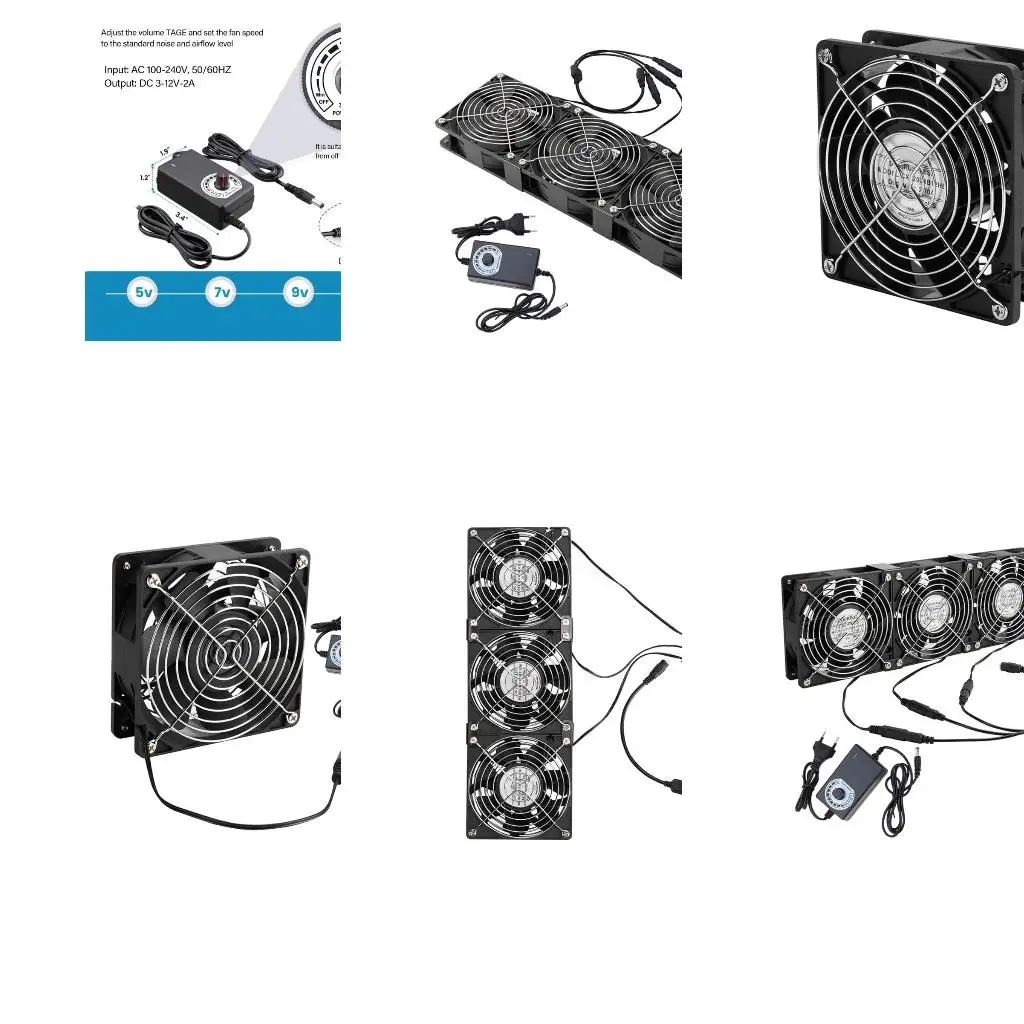 High CFM 120mm AC Axial Cooling Fan Two Ball Bearing 110V 120V With Switches Power Cord For Ventilation Exhaust Projects A4WF
High CFM 120mm AC Axial Cooling Fan Two Ball Bearing 110V 120V With Switches Power Cord For Ventilation Exhaust Projects A4WF