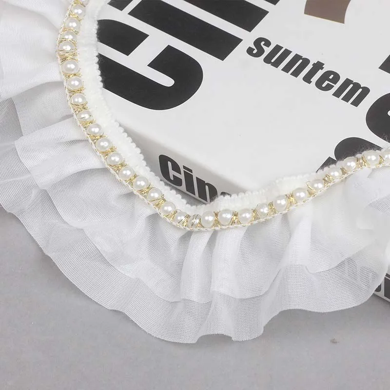 20Yards Two Layers Ruffle Chiffon Lace Fabric Accessories DIY Hat Clothes Skirt Sewing Material Doll Toy Decoration
20Yards Two Layers Ruffle Chiffon Lace Fabric Accessories DIY Hat Clothes Skirt Sewing Material Doll Toy Decoration