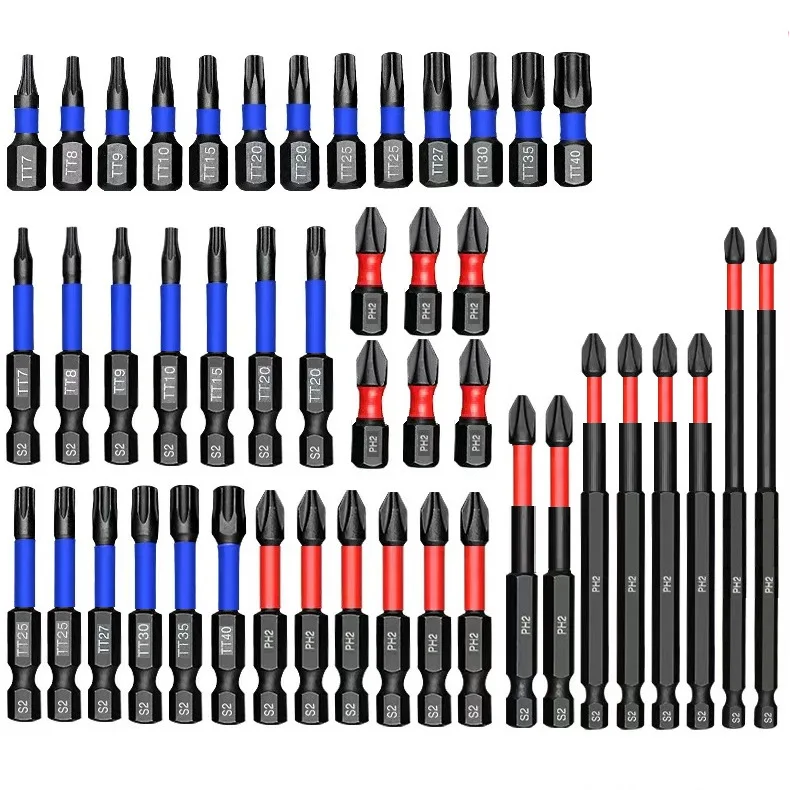 Набор из 46 перфорированных насадок Star Plum Blossom, черный материал S2, ударопрочные насадки для электрической отвертки, крестообразные, для фонарика
Набор из 46 перфорированных насадок Star Plum Blossom, черный материал S2, ударопрочные насадки для электрической отвертки, крестообразные, для фонарика