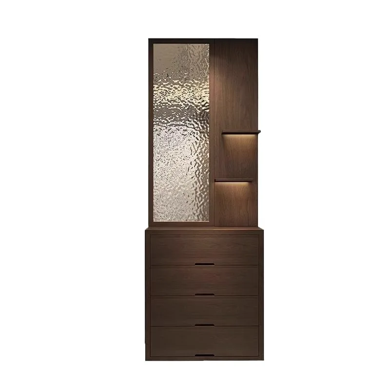 CX new Chinese glass screen partition cabinet living room entrance front door entrance cabinet
CX new Chinese glass screen partition cabinet living room entrance front door entrance cabinet
